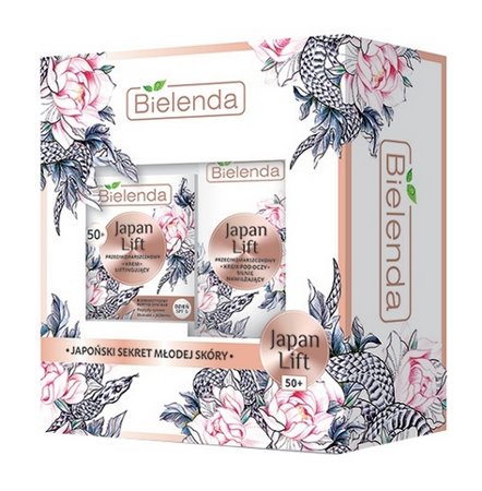 Bielenda Set Japan Lift 50+ Anti Wrinkle Mature Skin Day Cream and Eye Cream 50x15ml