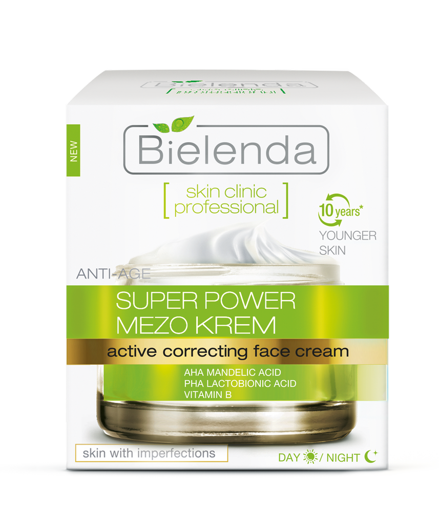 Bielenda Skin Clinic Professional Corrective Day Night Face Cream for Skin with Imperfections 50ml