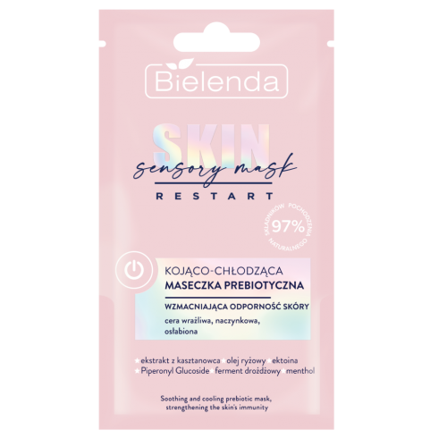 Bielenda Skin Restart Prebiotic Cooling Reinforcing Skin Mask for Sensitive Skin 8ml