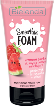 Bielenda Smoothie Care Prebiotic Creamy Moisturizing Face Washing Foam with Watermelon 150ml
