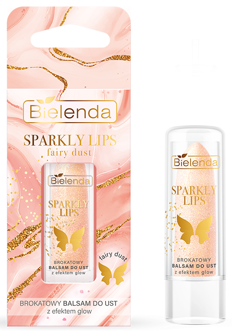Bielenda Sparkly Lips Fairy Dust Glitter Lip Balm with Glow Effect 3.8g