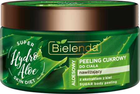 Bielenda Super Skin Diet Hydro Aloe Moisturizing Sugar Body Scrub 350g