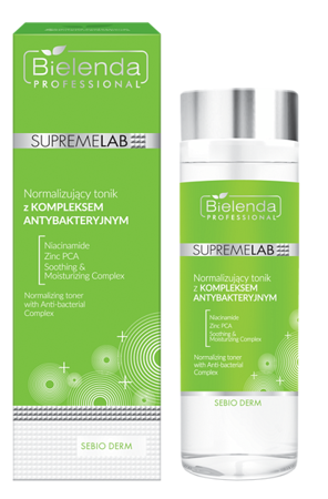 Bielenda Supremelab Normalizing Face Tonic with Antibacterial Complex 200ml