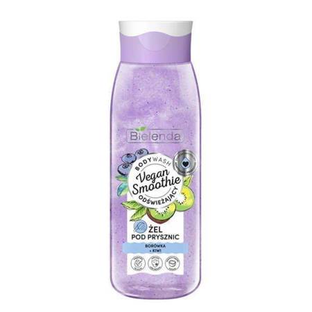 Bielenda Vegan Smoothie Refreshing Shower Gel with Blueberry and Kiwi 400g