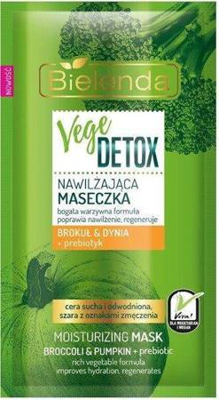 Bielenda Vege Detox Moisturizing Mask for Dry Skin with Broccoli Pumpkin and Prebiotic 8g