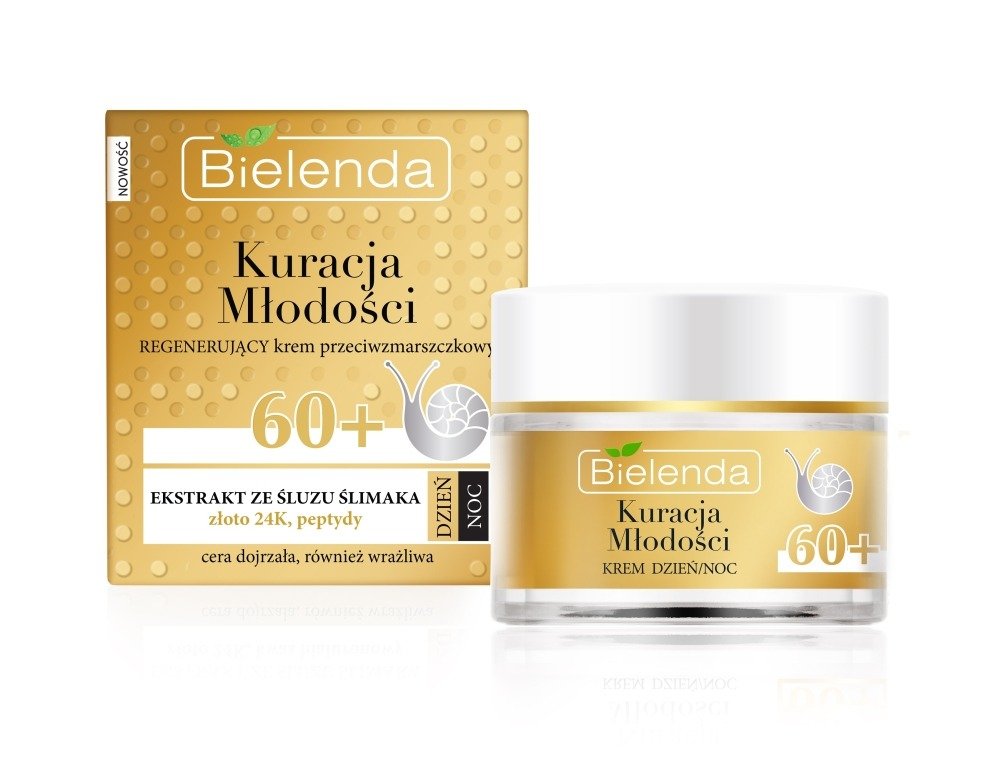 Bielenda Youth Treatment Regenerating Anti-Wrinkle Cream with Snail Slime 60+ 50ml