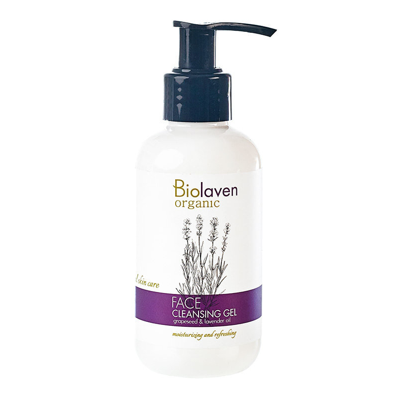 Biolaven Face Wash Gel with Grape Seed Oil and Lavender Oil 150ml