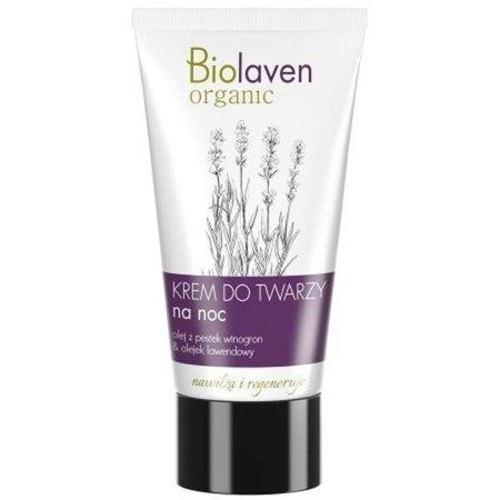 Biolaven Moisturizing and Regenerating Night Face Cream for Demanding Skin 50ml