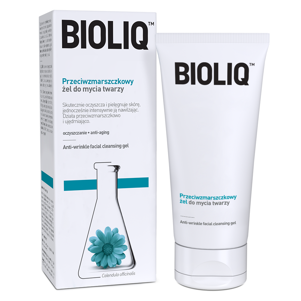 Bioliq Clean Anti Wrinkle Face Wash Gel Cleanses and Cares for The Skin 125ml
