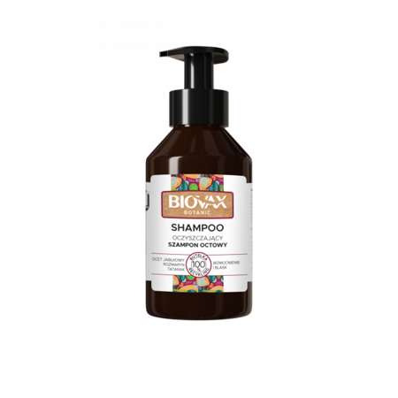 Biovax Botanic Purifying Acetic Shampoo with Apple Cider Vinegar 200ml