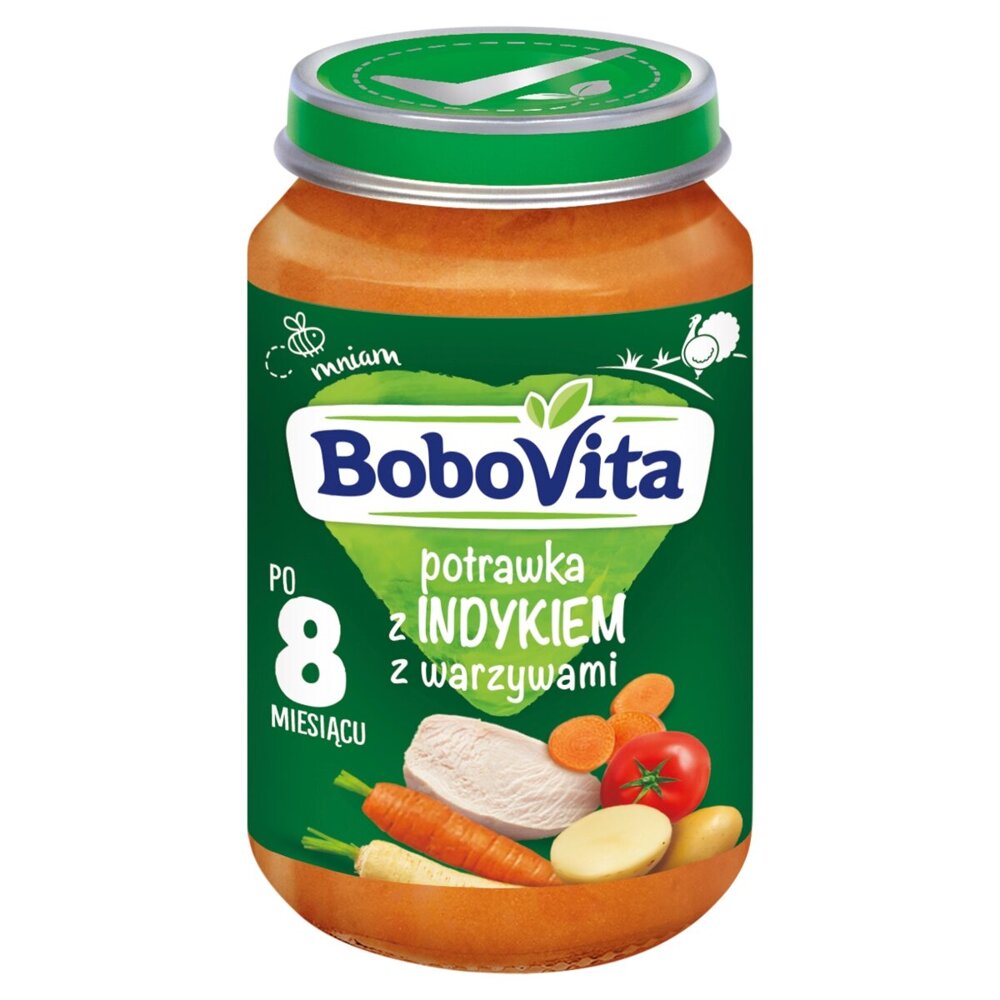 BoboVita Dish Turkey Stew with Vegetables for Babies after 9th Month 190g