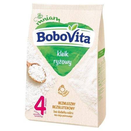 BoboVita Rice Gruel Dairy Free Gluten Free with No Added Sugar after 4th Month 160g
