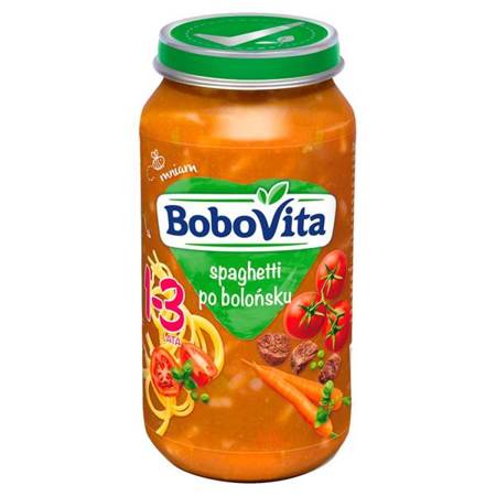 BoboVita Spaghetti Bolognese Dish 1-3 Years without Preservatives 250g