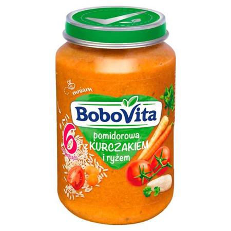 BoboVita Tomato with Chicken and Rice Dish for Babies after 6th Month 190g