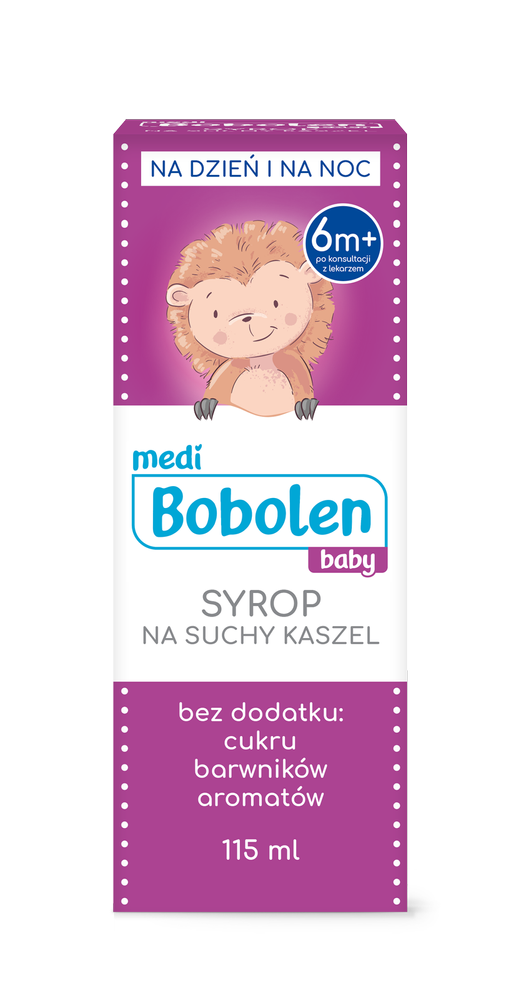 Bobolen Relieving Syrup for Dry Cough from 6 Months of Age 115ml