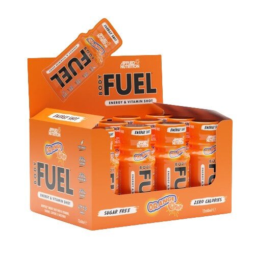 Bodyfuel Energy Shots, Orange - 12 x 60 ml.