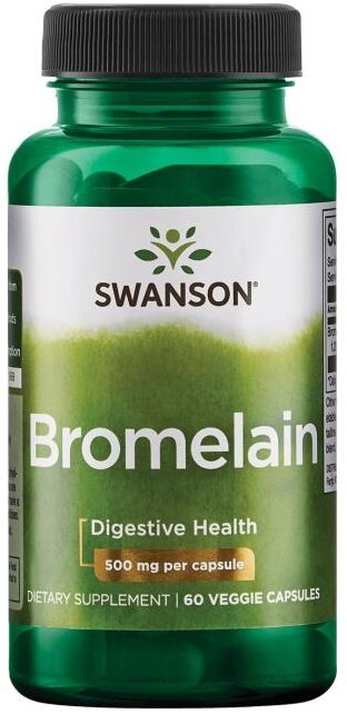 Bromelain, 500mg - 60 vcaps