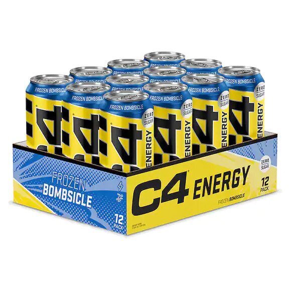 C4 Explosive Energy Drink, Frozen Bombsicle - 12 x 500 ml.