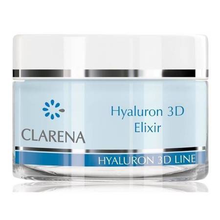 Clarena Hyaluron 3D Ultra Hydrating Anti Wrinkle Elixir with 3 Types of Hyaluronic Acid 50ml