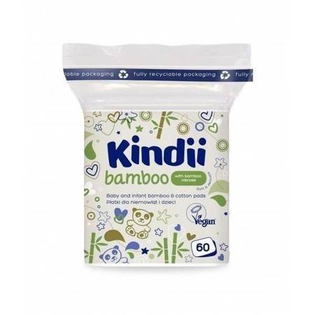 Cleanic Kindi Bambo Cosmetic Pads for Daily Care of Infants and Children 60pcs
