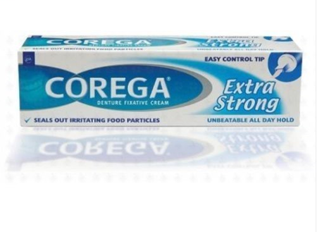 Corega Super Strong Gently Mint Cream For Denture Maintenance 40g 