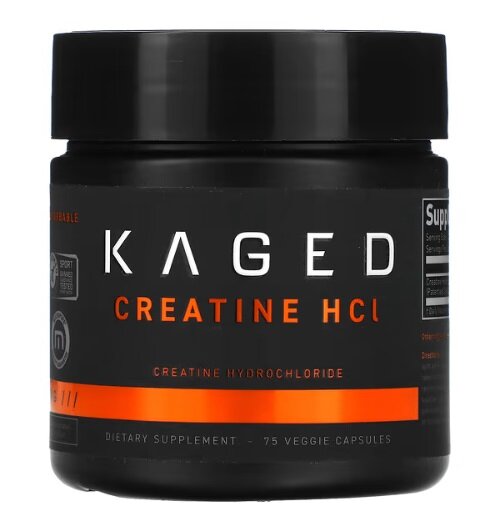 Creatine HCl, Capsules (EAN 614458999795) - 75 vcaps