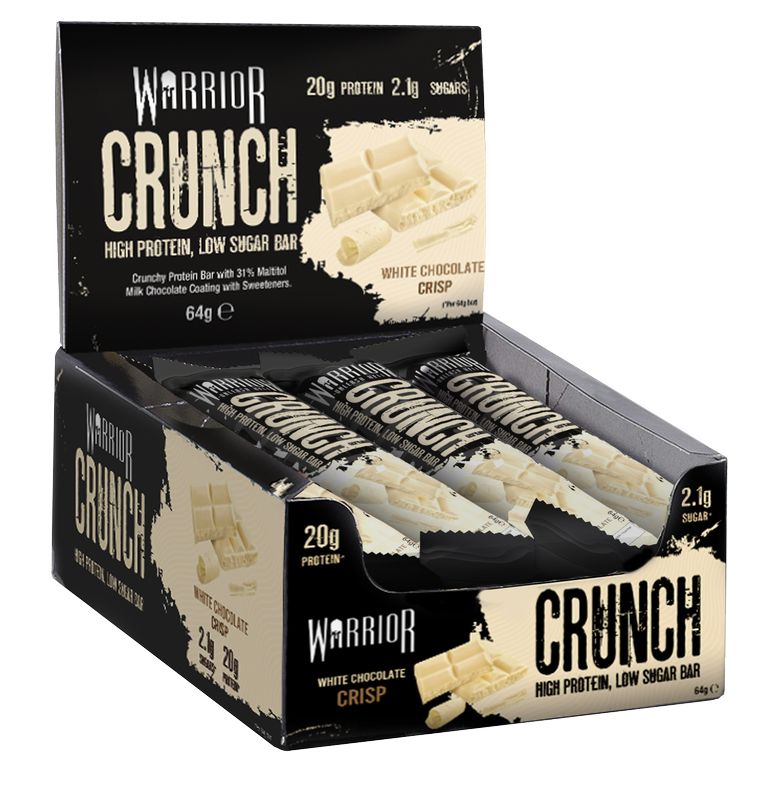 Crunch Bar, White Chocolate Crisp - 12 bars