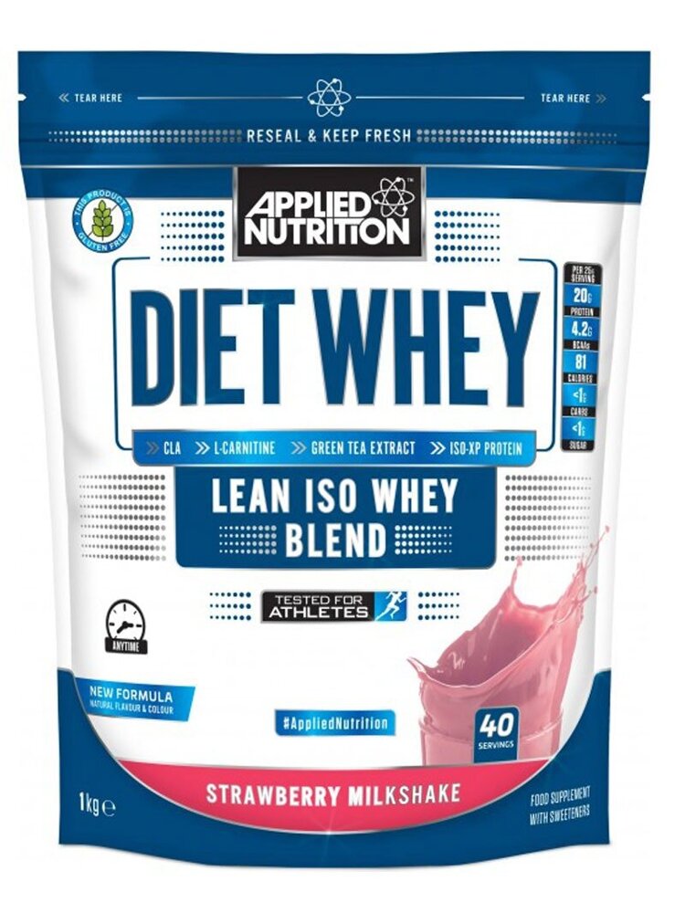 Diet Whey, Banana Milkshake (EAN 634158938214) - 1000g