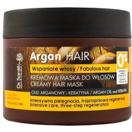Dr. Sante Argan Hair Creamy Mask with Argan Oil and Keratin for Damaged Hair 300ml