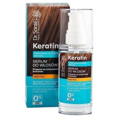 Dr. Sante Keratin Hair Serum with Keratin and Collagen for Dull and Brittle Hair 50ml