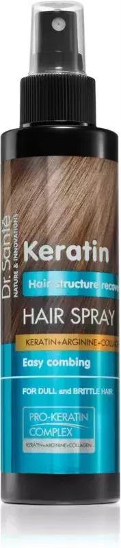 Dr. Sante Keratin Hair Spray with Arginine and Collagen for Dull and Brittle Hair 150ml