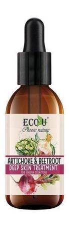 Eco U Beetroot and Artichoke Face Serum with Vitamin C for Uneven Skin Tone 30ml