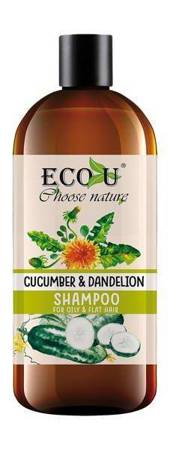 Eco-U Cucumber and Dandelion Anti Hair Loss Shampoo for Oily and Flat Hair 500ml