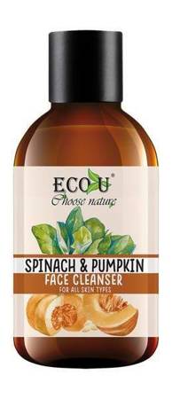 Eco U Pumpkin and Spinach Moisturizing Face Cleanser for All Skin Types 200ml