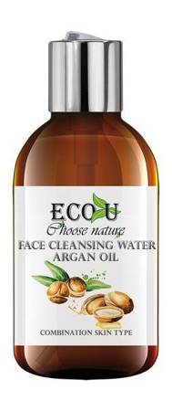 EcoU Face Cleansing Water Hydra-Argan Oil for Combination Skin Type 200ml