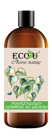 EcoU Nettle Preventing Strengthening Natural Shampoo for All Hair Types 500ml