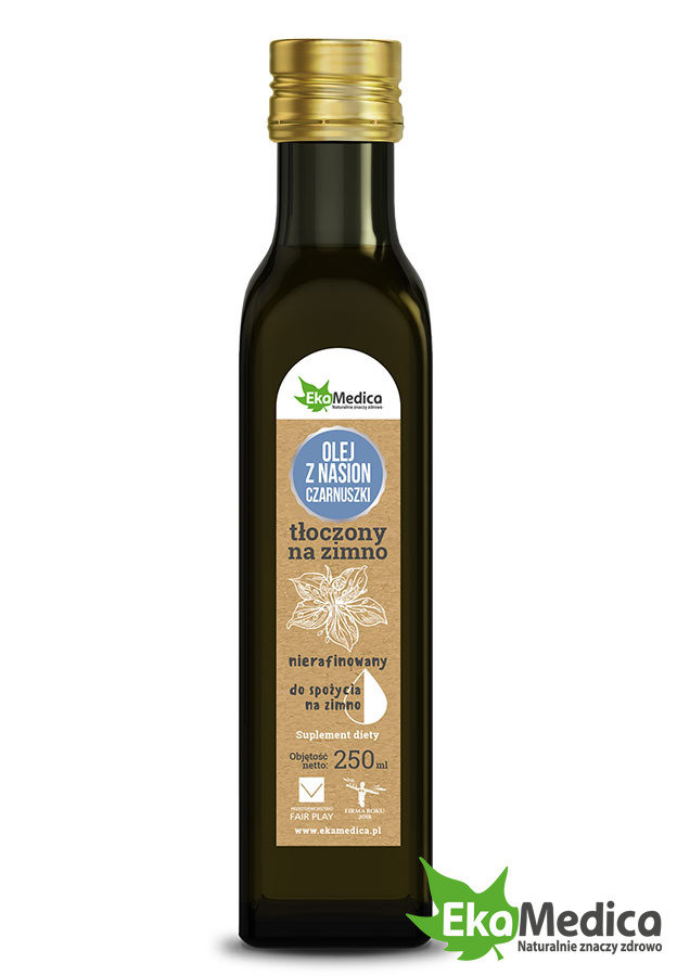 EkaMedica Black Cumin Seed Oil Cold Pressed with Natural Vitamin E 250ml