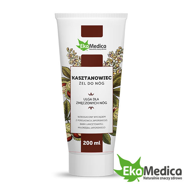 EkaMedica Chestnut + Japanese Pagoda Gel Relief for Tired Legs 200ml