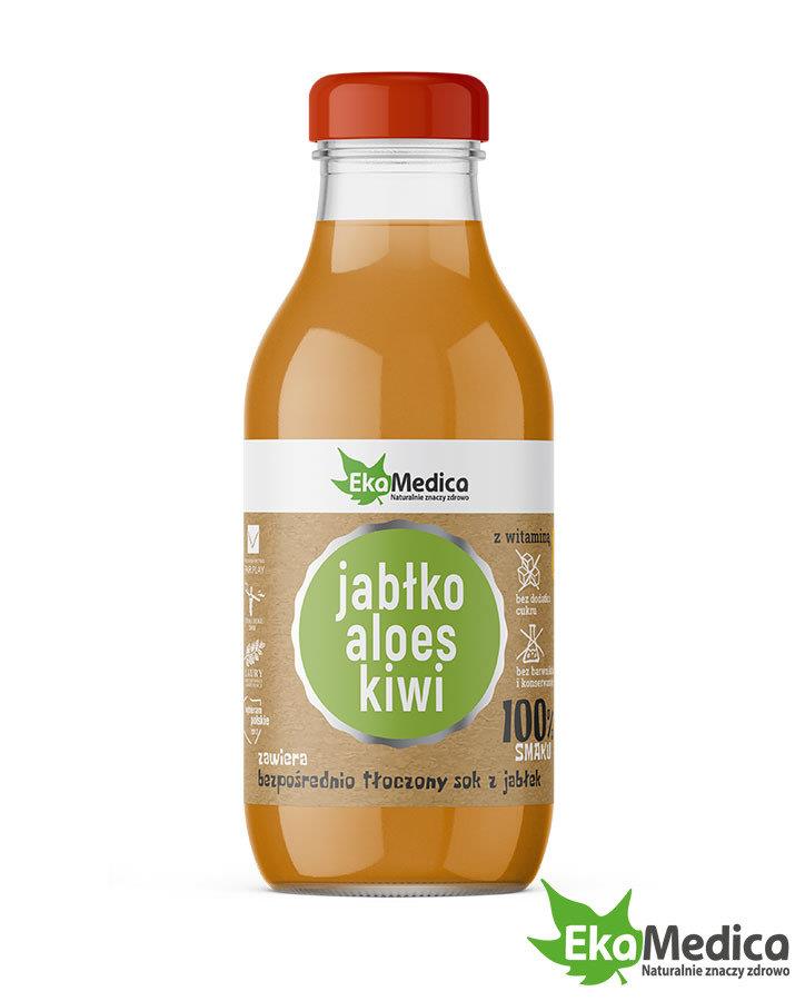 EkaMedica Juice 100% Apple Aloe Kiwi 300ml