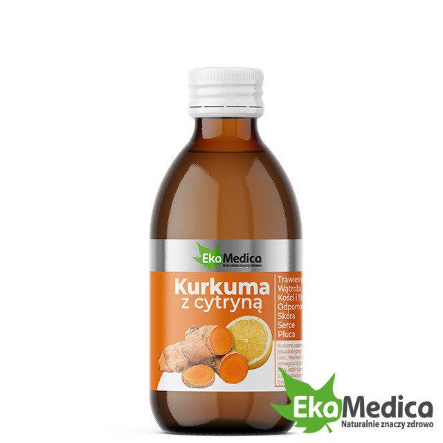 EkaMedica Turmeric with Lemon for Digestion Heart Immunity and Liver Work 250ml