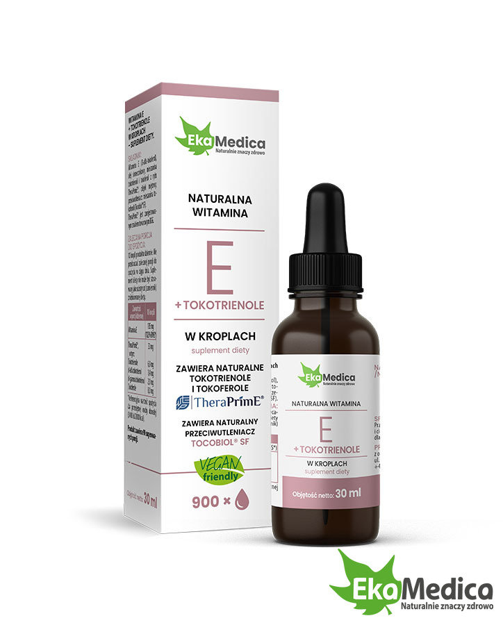 EkaMedica Vitamin E + Tocotrienols for Cell Protection against Oxidative Stress 30ml