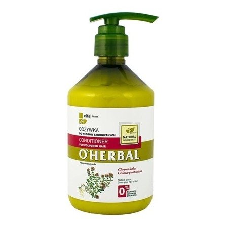 Elfa Pharm O'Herbal Conditioner for Dyed Hair with Thyme Extract Keratin 500ml