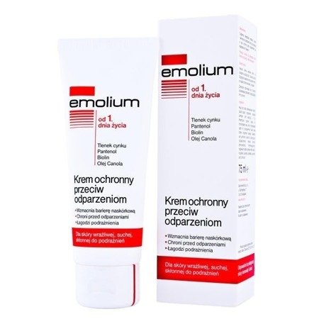 Emolium Cream for Protection against Burns from 1 Day of Life for Dry Skin 75ml