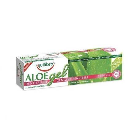 Equilibra Aloe Gel Sensitive Toothpaste 30% Aloe Vera Sensitive Tooth 75 ml