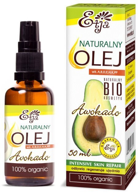 Etja Bio Avocado Oil for Dry Mature Skin 50ml