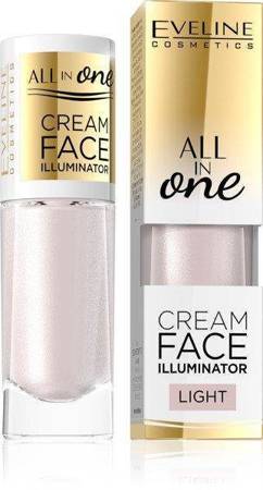 Eveline All In One Effect Glow Brightening Cream Face Fluid Highlighter Light 8ml