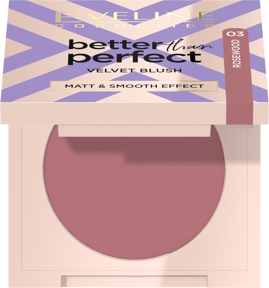 Eveline Better Than Perfect Pressed Blush No. 03 Rosewood 1 Piece