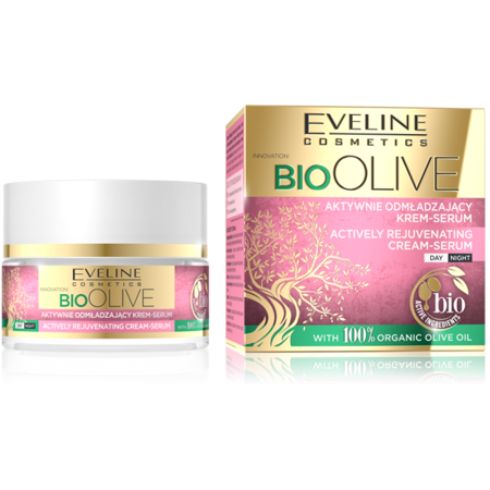 Eveline Bio Olive Actively Rejuvenating Cream Serum for Day and Night 50ml