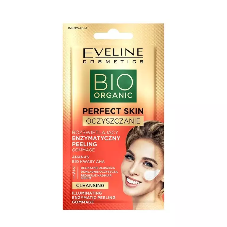 Eveline Bio Organic Perfect Skin Enzymatic Peeling with Bio AHA Acids and Pineapple 8ml