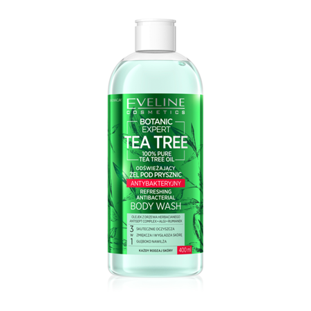 Eveline Botanic Expert Tea Tree Refreshing Antibacterial Body Wash Gel 400ml